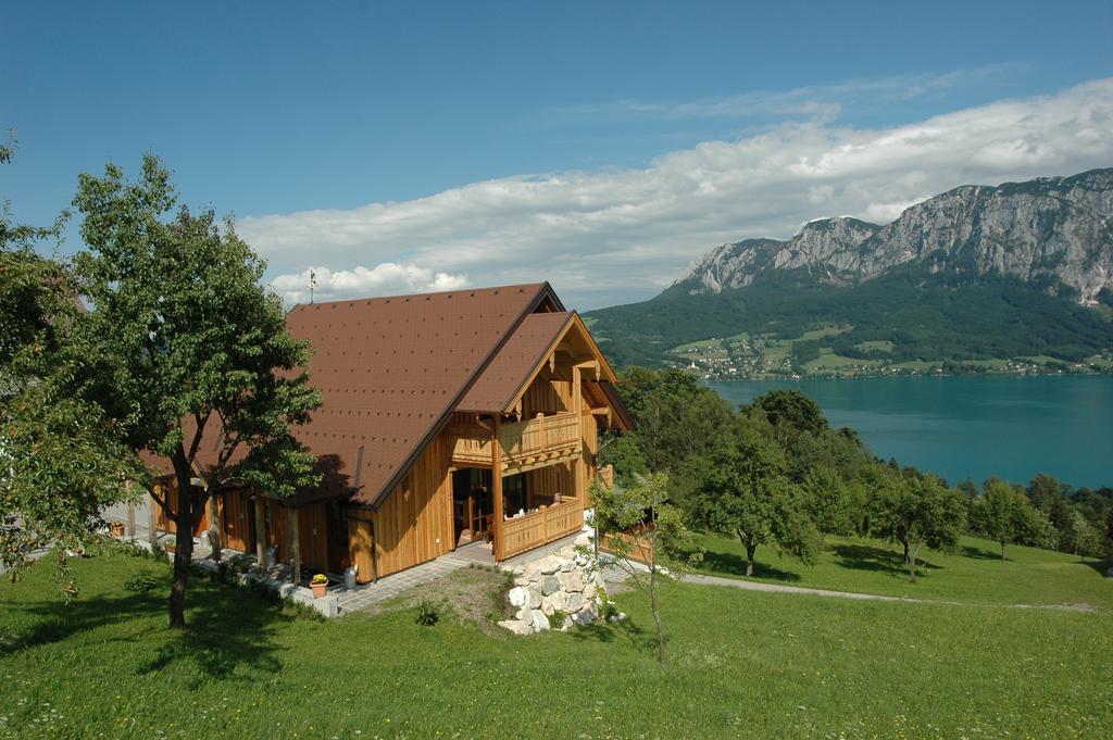Ferienhof Margarethengut Unterach am Attersee Bagian luar foto