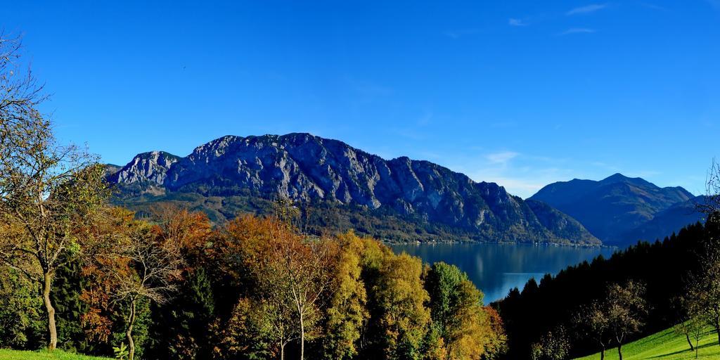 Ferienhof Margarethengut Unterach am Attersee Bagian luar foto