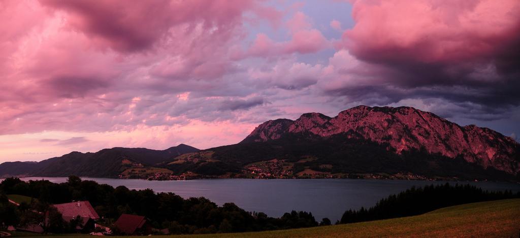 Ferienhof Margarethengut Unterach am Attersee Bagian luar foto