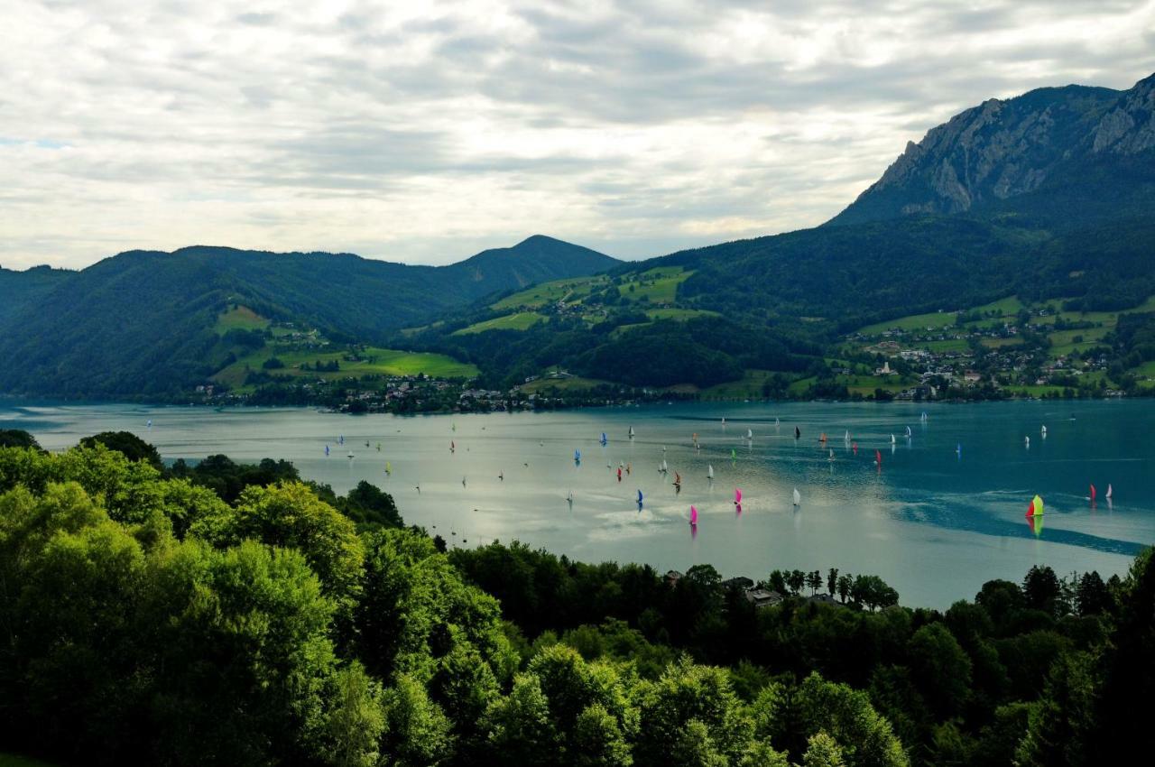 Ferienhof Margarethengut Unterach am Attersee Bagian luar foto
